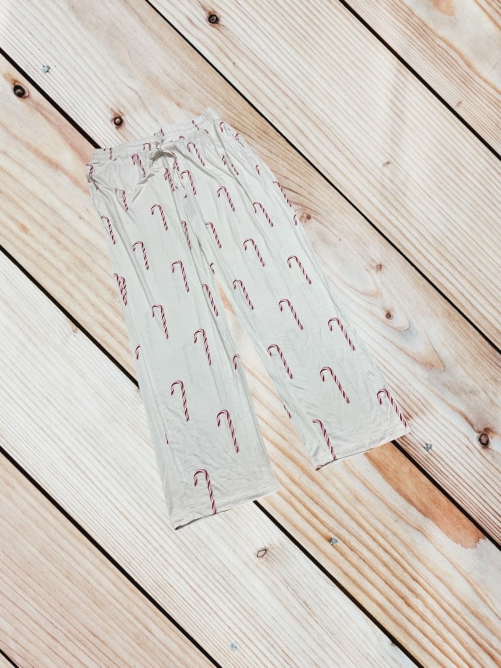 Forever French S bamboo candy cane PJ pant